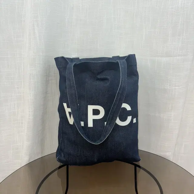 정품 A.P.C 아페쎄 데님 에코 숄더백