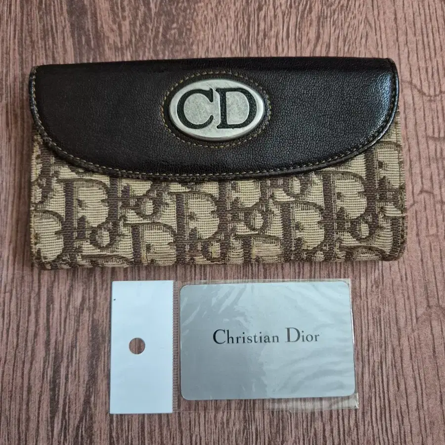 Dior 2005 오블리크 지갑 traveller long wallet