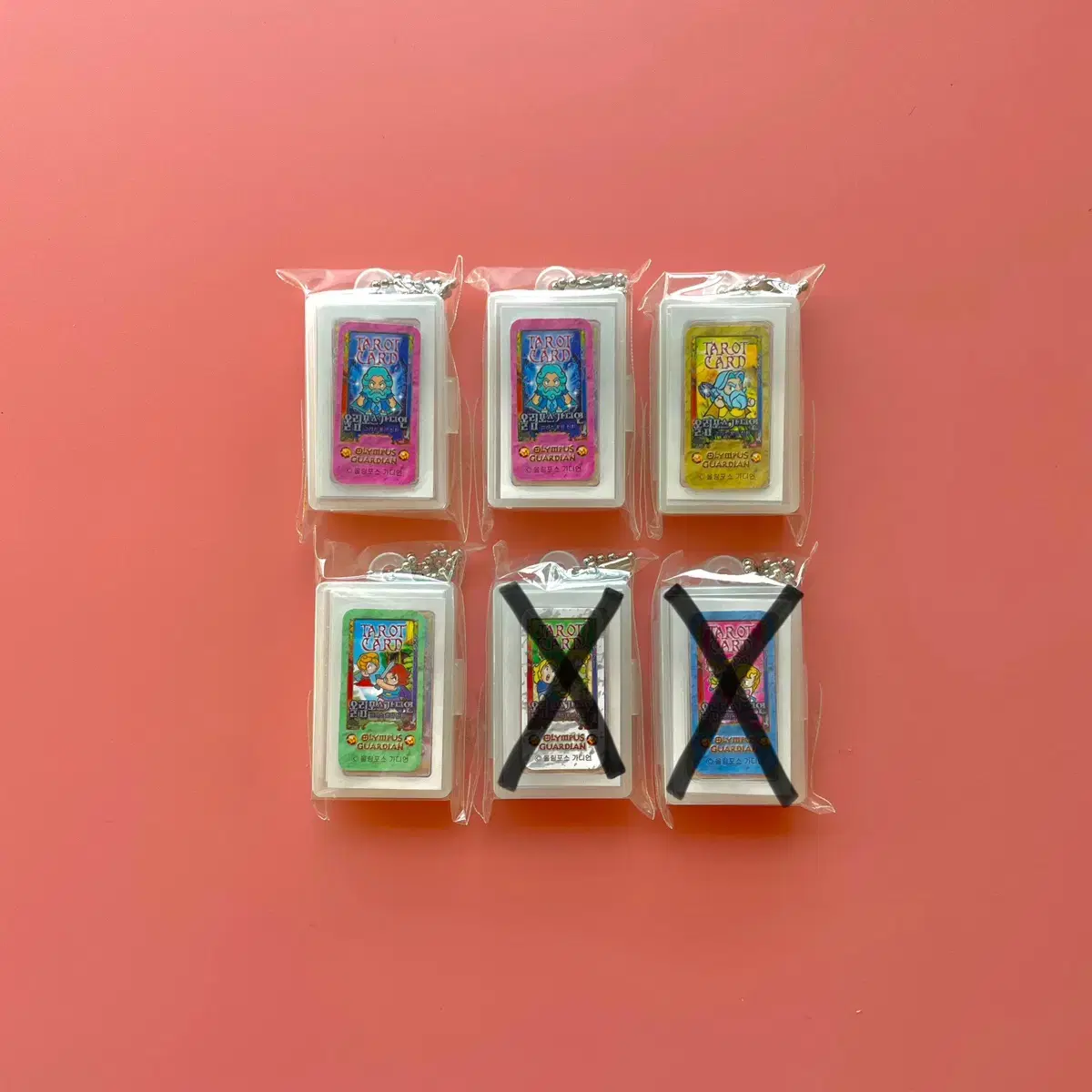 Olympus Guardian Mini Tarot Cards keyring / antiquities