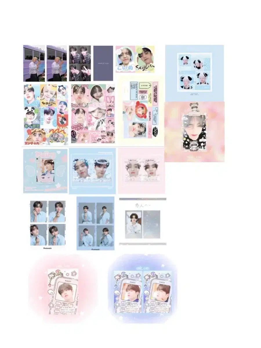 SEVENTEEN unofficial goods n배 공개 랜박 예약 판매합니다 ! s.coups purikura 받습니다