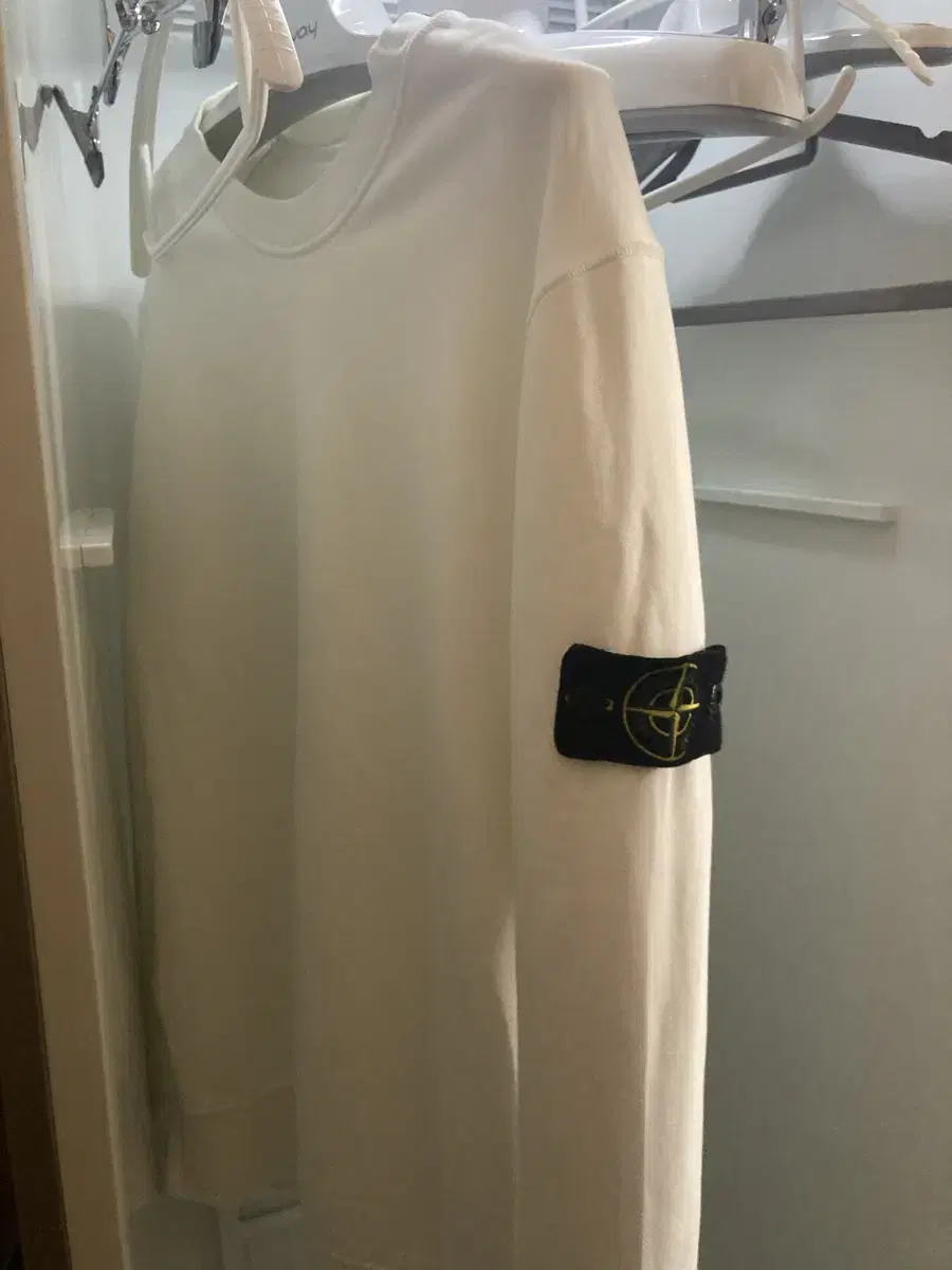 [Authentic] Stone Island Man to Man L size white sells