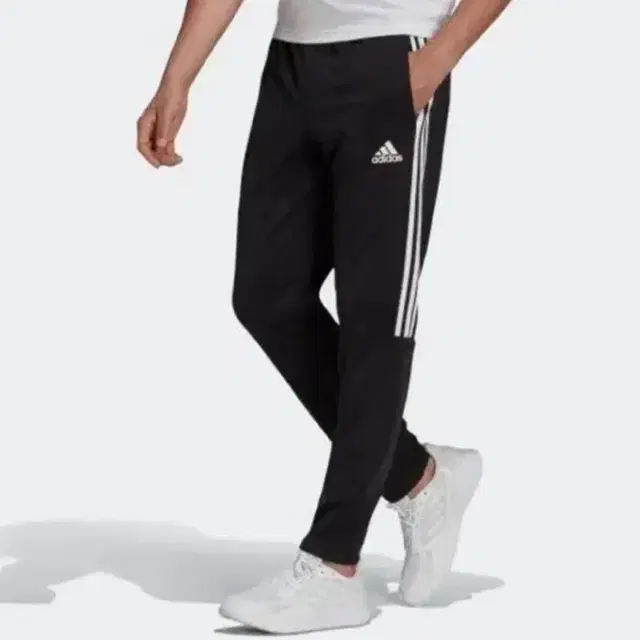 아디다스 Adidas 3S 슬림핏 테이퍼드 팬츠-블랙,XL