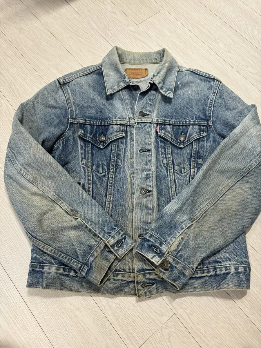 90s levis 데님자켓 made in usa