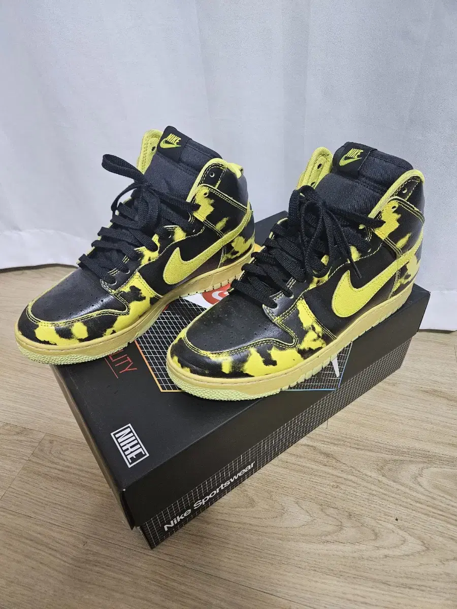 Nike Dunk High 1985 Yellow Genuine (One-time Wear)