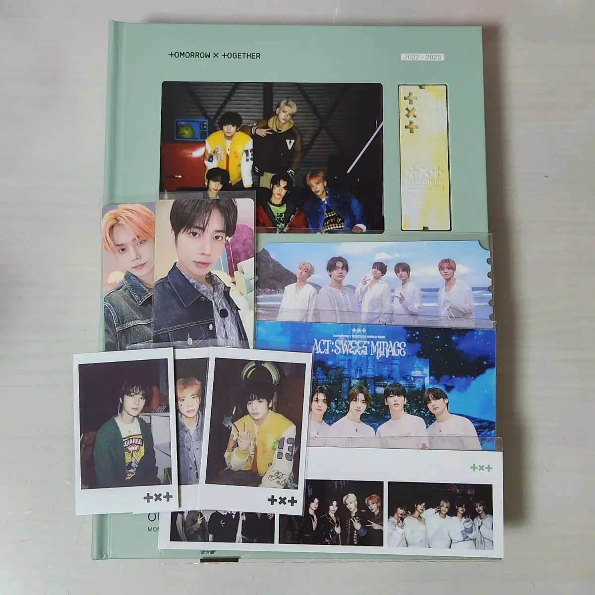 Tuvatu Memories4 wts with photocard weverse pre-order benefit deco