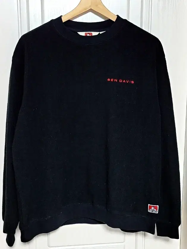 [Ben Davis] sweat round neck shirt fleece man to man black