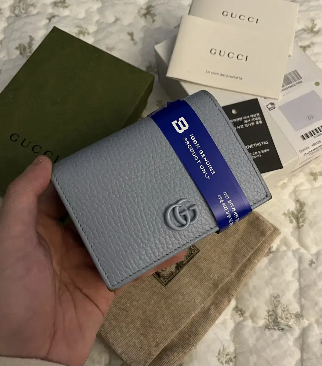 [New Product] Gucci GG Sky Blue Wallet