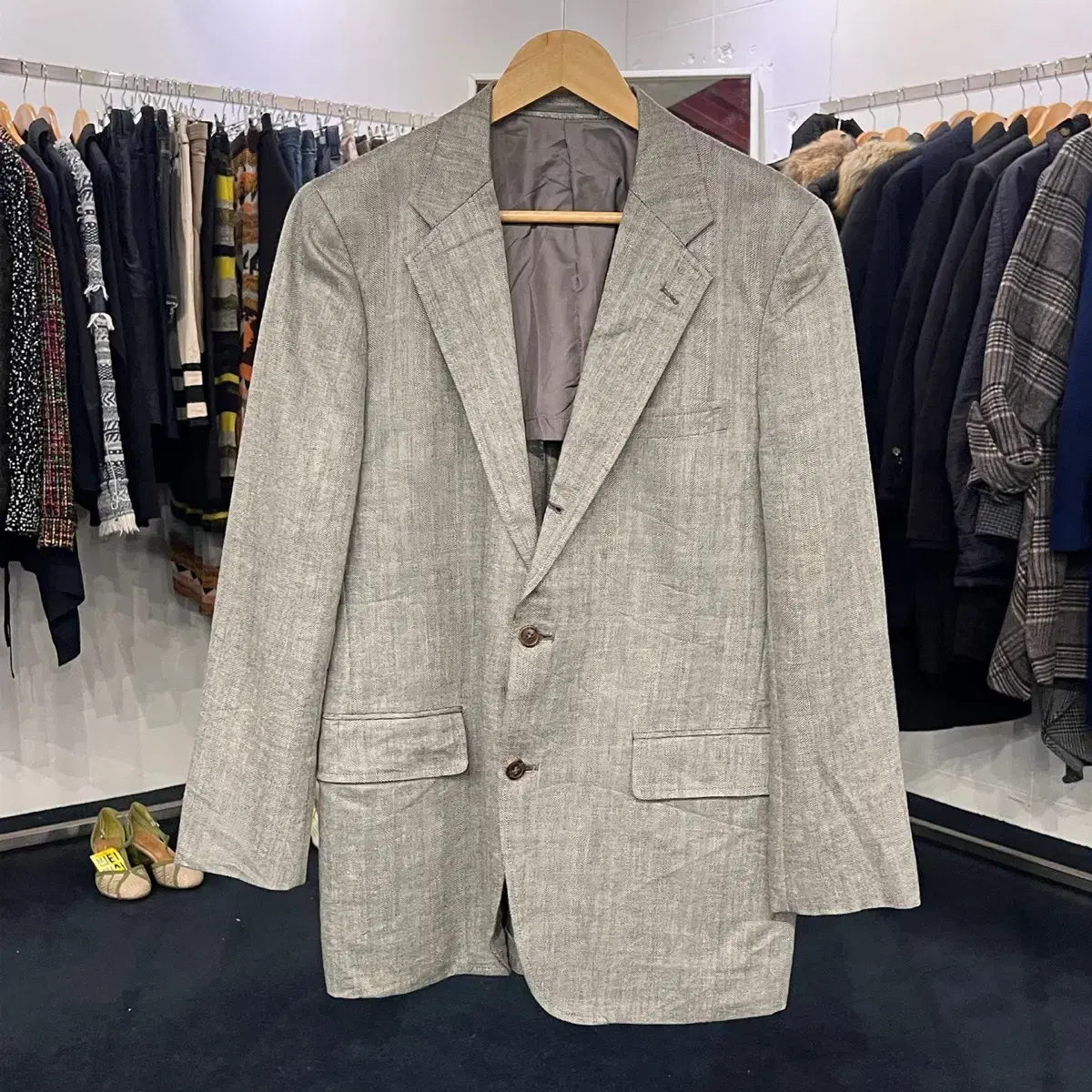 [Tacko] [96] J.PRESS J.PRESS Herringbone Blazer Jacket