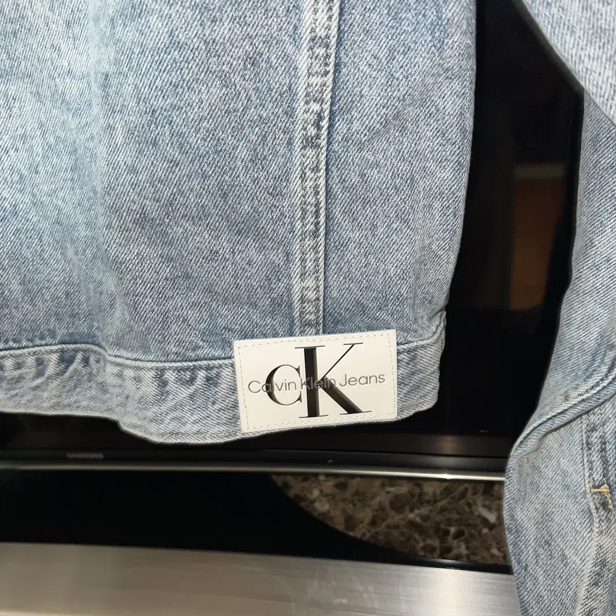 캘빈클라인 여성 데님 자켓 (정호연 착용) CK Calvin Klein