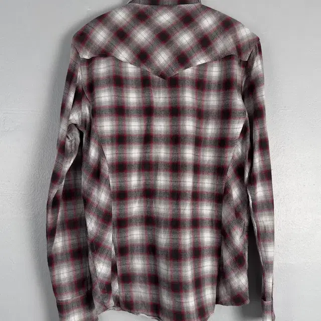 vintage western plaid snap shirt