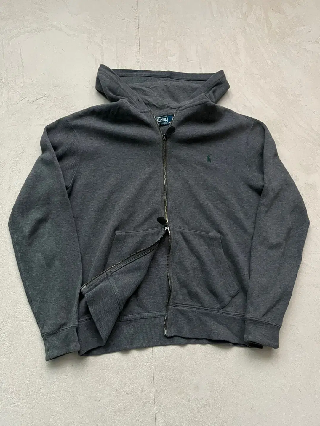 XL) Poloralprene two-way zip-up hoodie