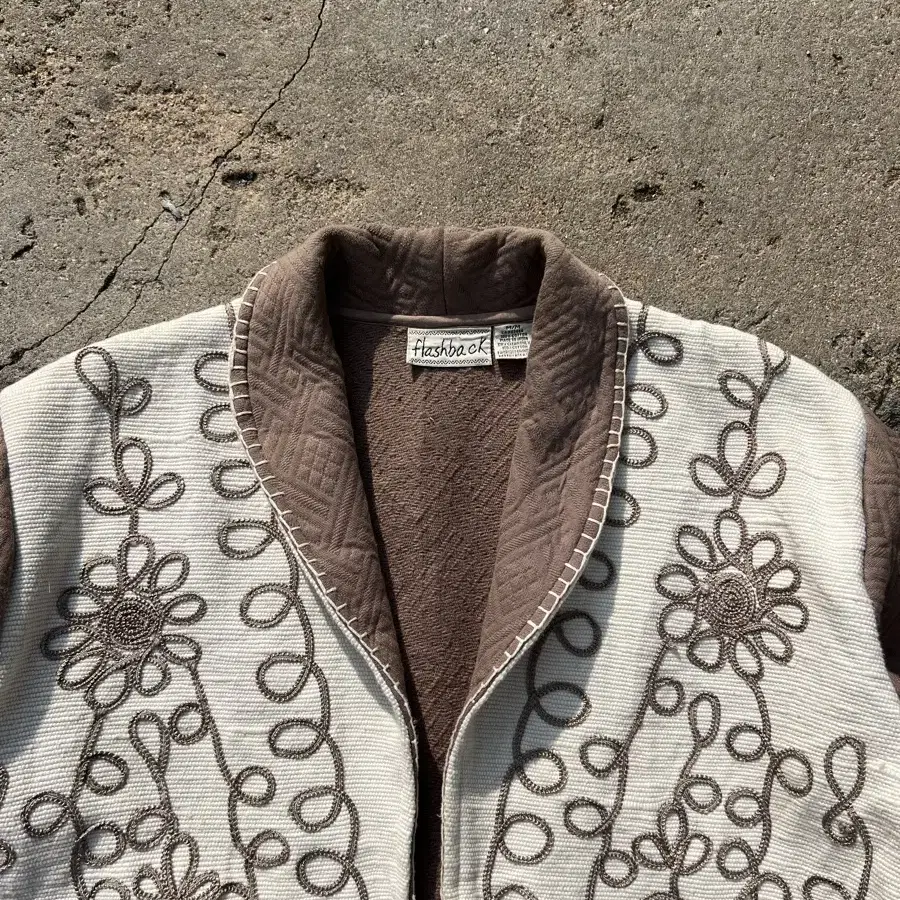 VINTAGE FLASHBACK EMBROIDERY JACKET