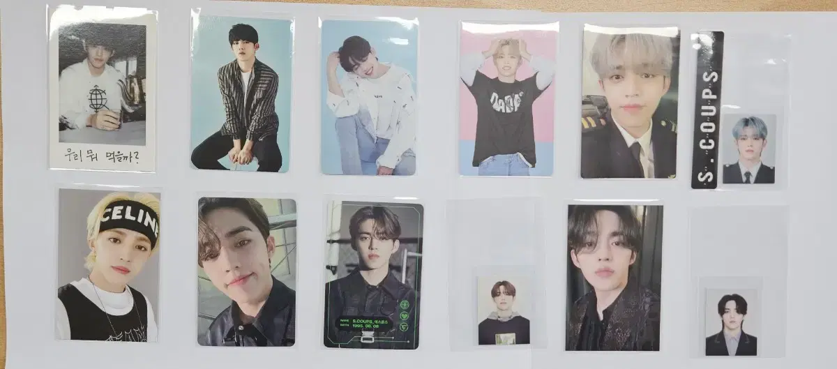 Seventeen Membership S.Coups, Seung Chul 1-8 photocard and Transfer of WTS