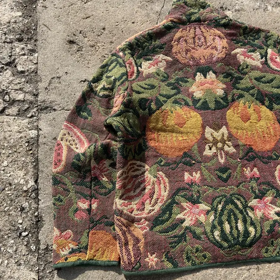 VINTAGE AUGUST MAX AZTEC WOVEN 러그자켓