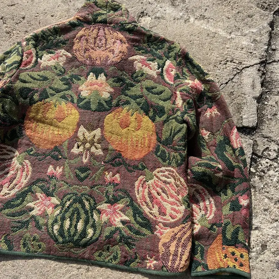 VINTAGE AUGUST MAX AZTEC WOVEN 러그자켓