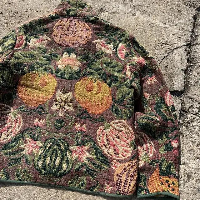 VINTAGE AUGUST MAX AZTEC WOVEN 러그자켓