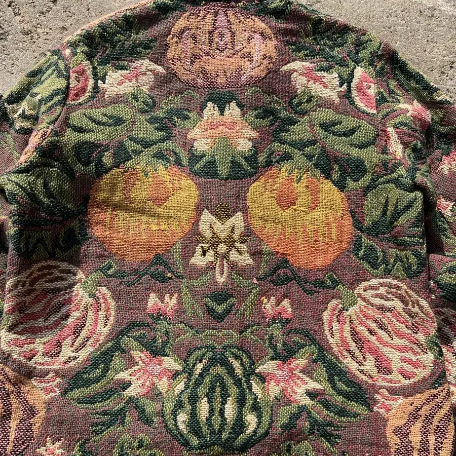 VINTAGE AUGUST MAX AZTEC WOVEN 러그자켓