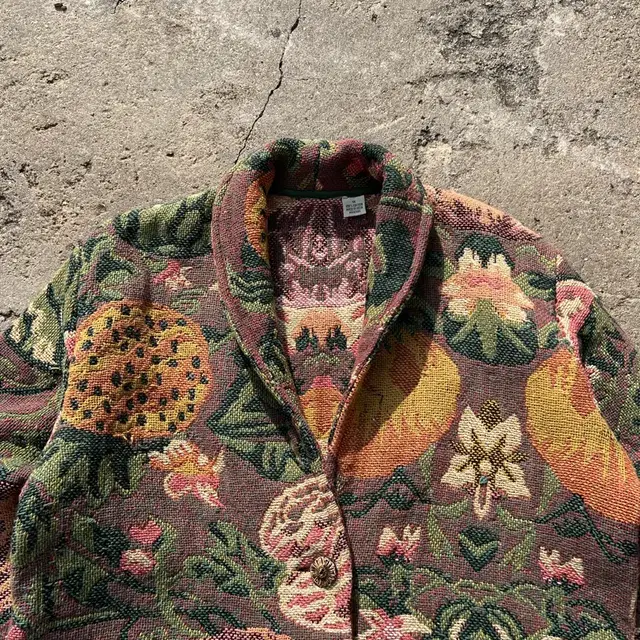 VINTAGE AUGUST MAX AZTEC WOVEN 러그자켓