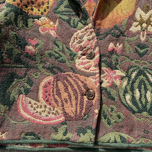 VINTAGE AUGUST MAX AZTEC WOVEN 러그자켓