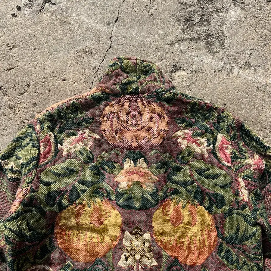 VINTAGE AUGUST MAX AZTEC WOVEN 러그자켓