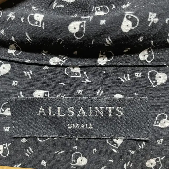 ALLSAINTS [L] 올세인츠 레이온 오픈카라셔츠