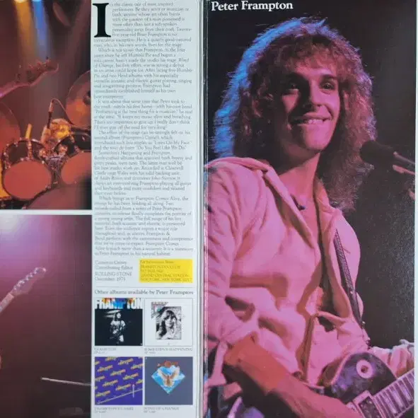 미국원반/Peter Frampton Comes Alive LP