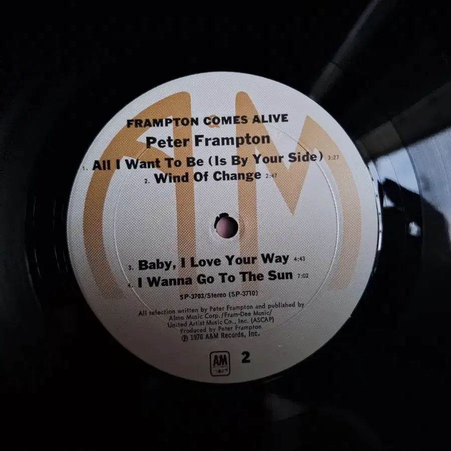 미국원반/Peter Frampton Comes Alive LP