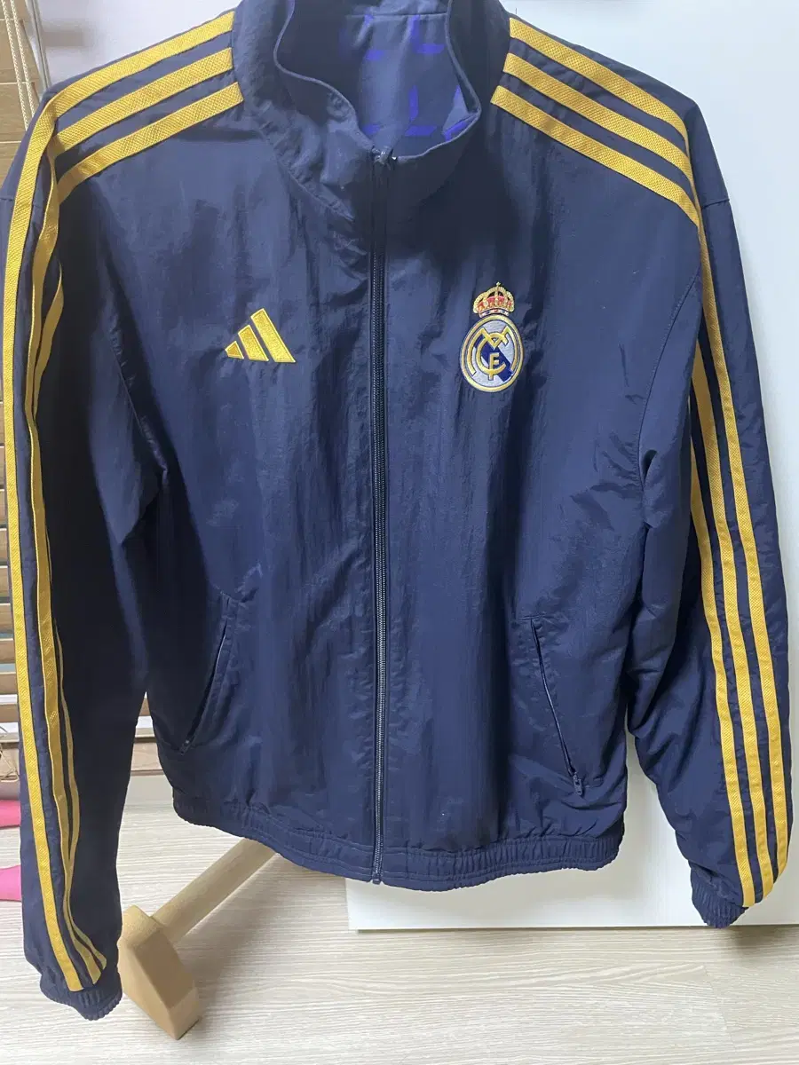 Real Madrid logo windbreaker