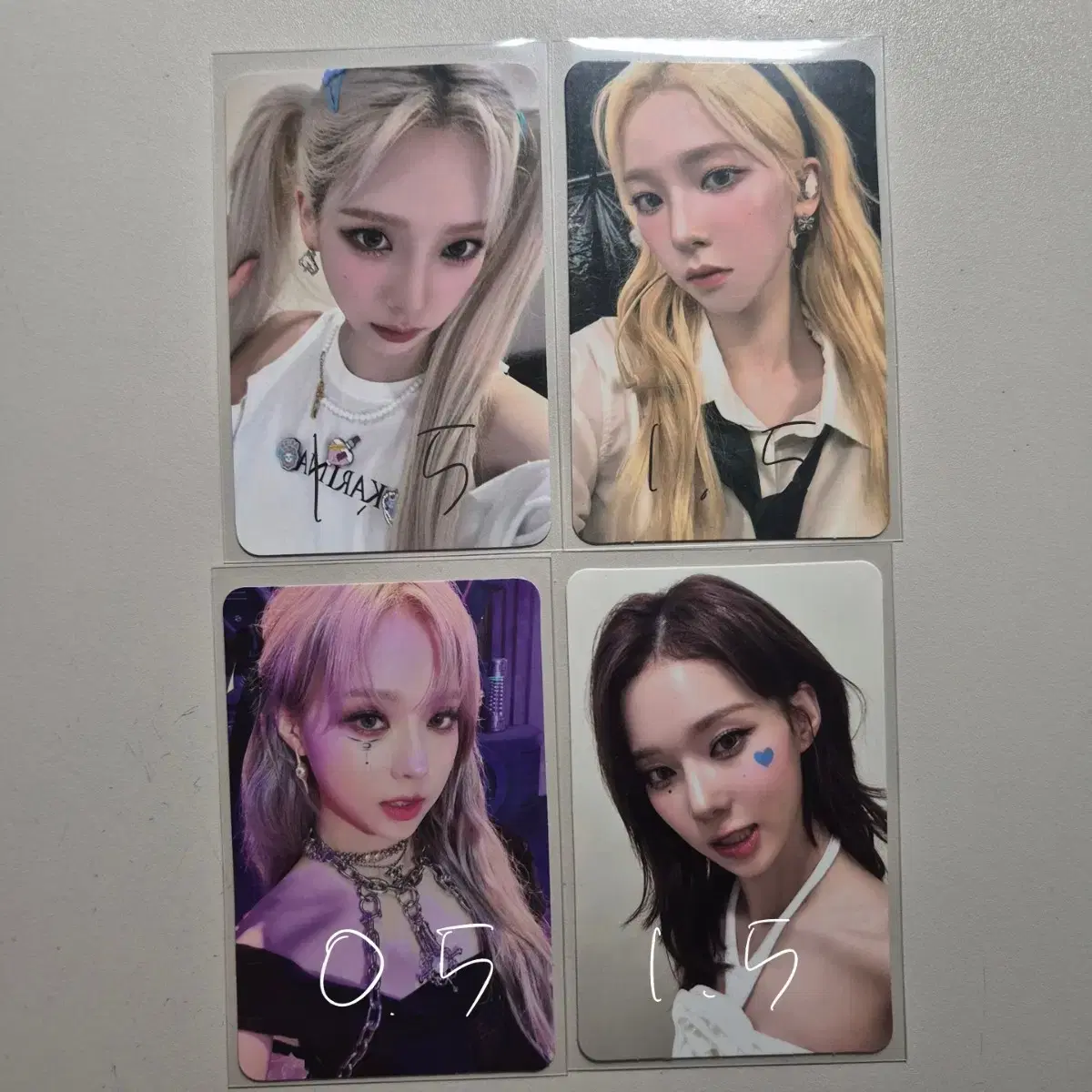 Aespa Carana winter unreleased photocard