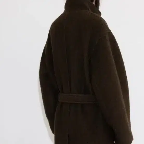 RRACE BROWN LONG COAT 레이스 코트