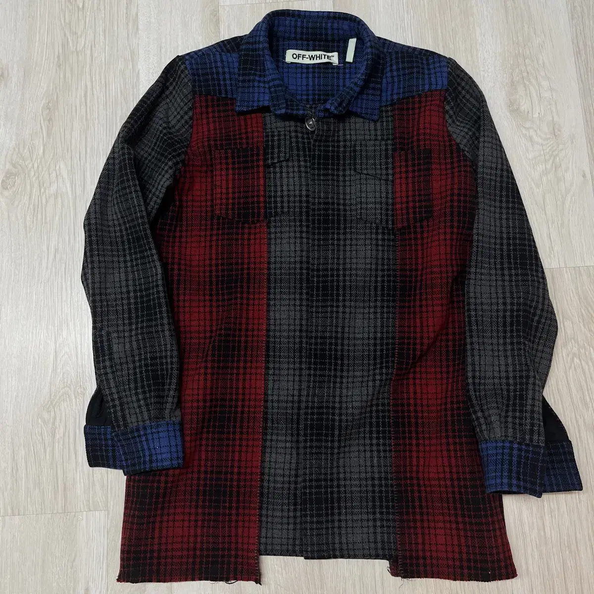 OFF WHITE Off-white check coat size S