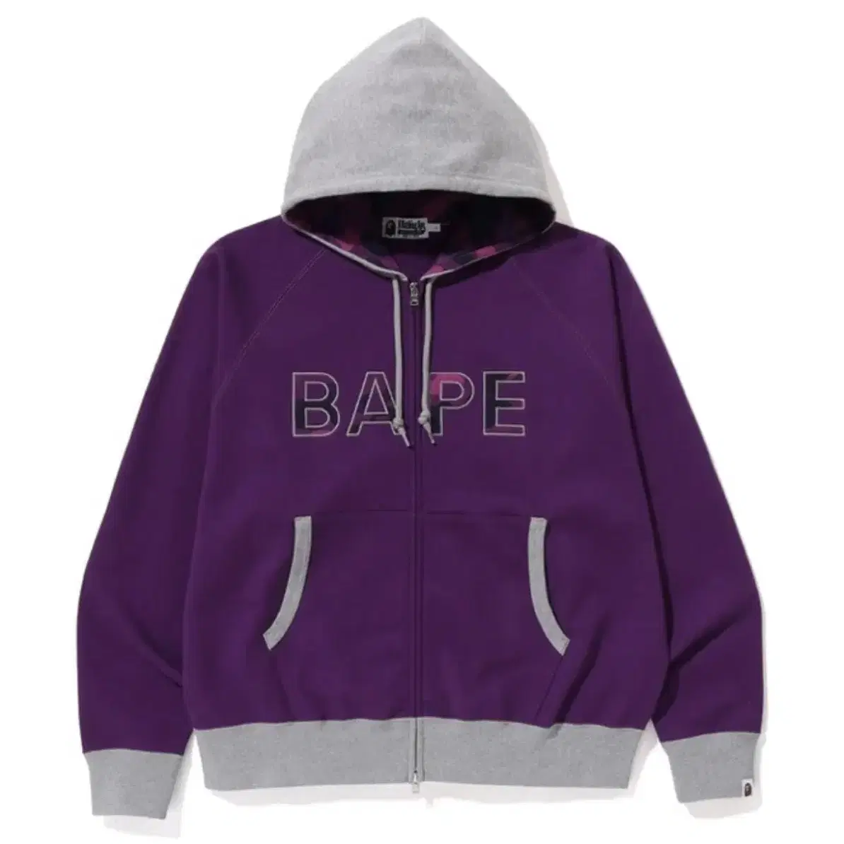 BAPE(베이프) 뉴진스 해린 착용 후드집업 L Purple