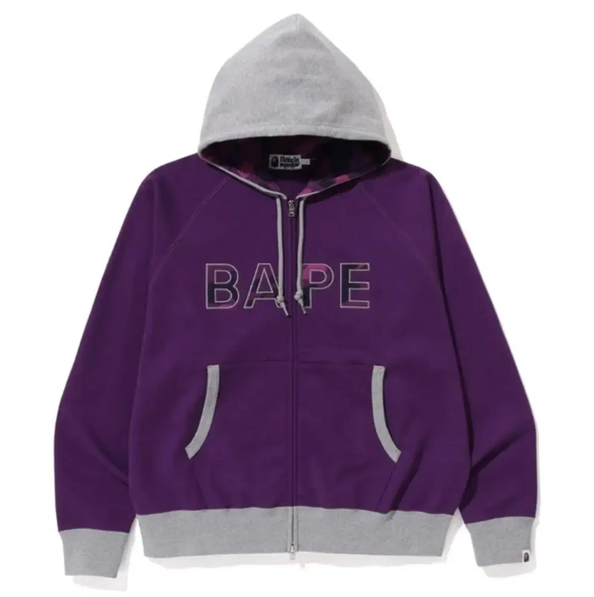 BAPE new jeans haerin Wearing Hooded Zipped Up L Purple