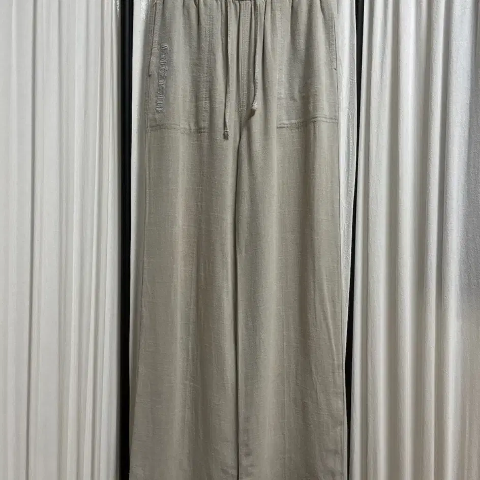 18SS MISCHIEF LINEN PANTS (GRAY/MEDIUM)