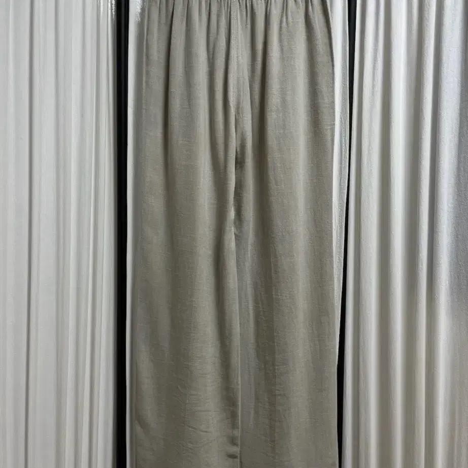 18SS MISCHIEF LINEN PANTS (GRAY/MEDIUM)