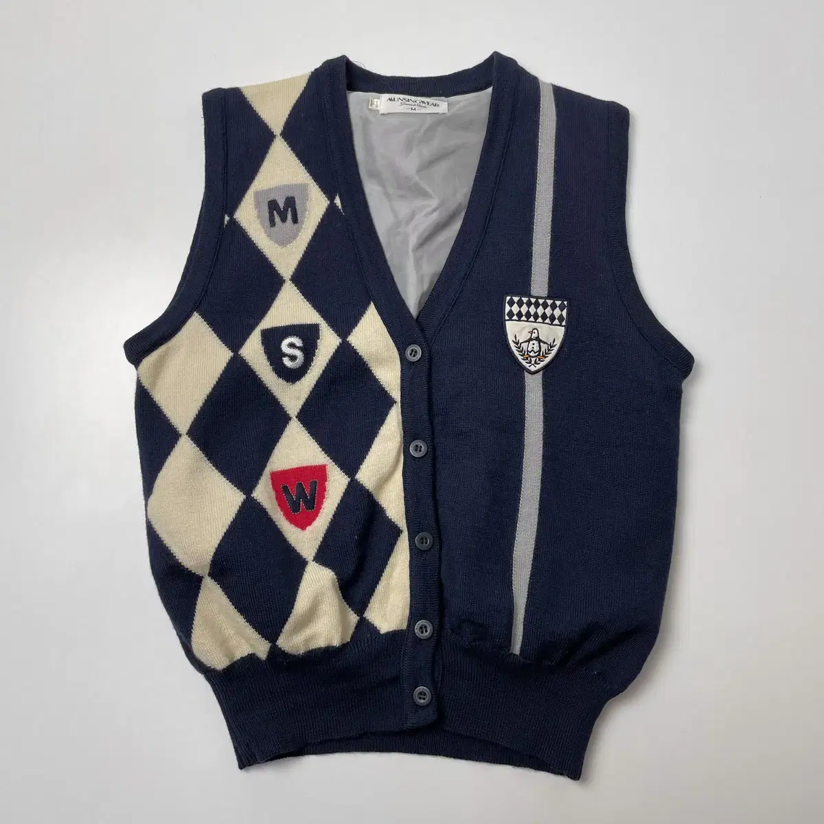 [TACKPO] Munsingwear Golfwear Knit Vest Navy M