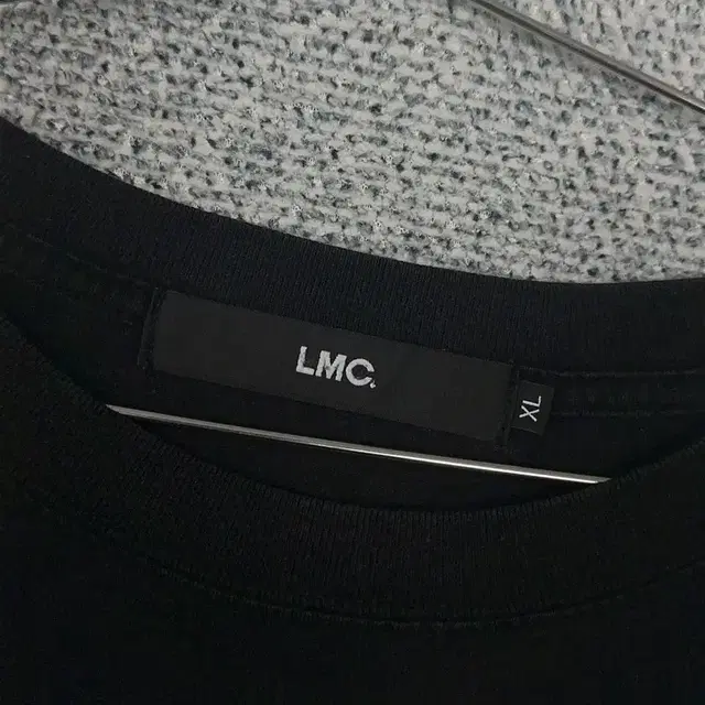 LMC 로고 올블랙 슬리브 긴팔티 XL