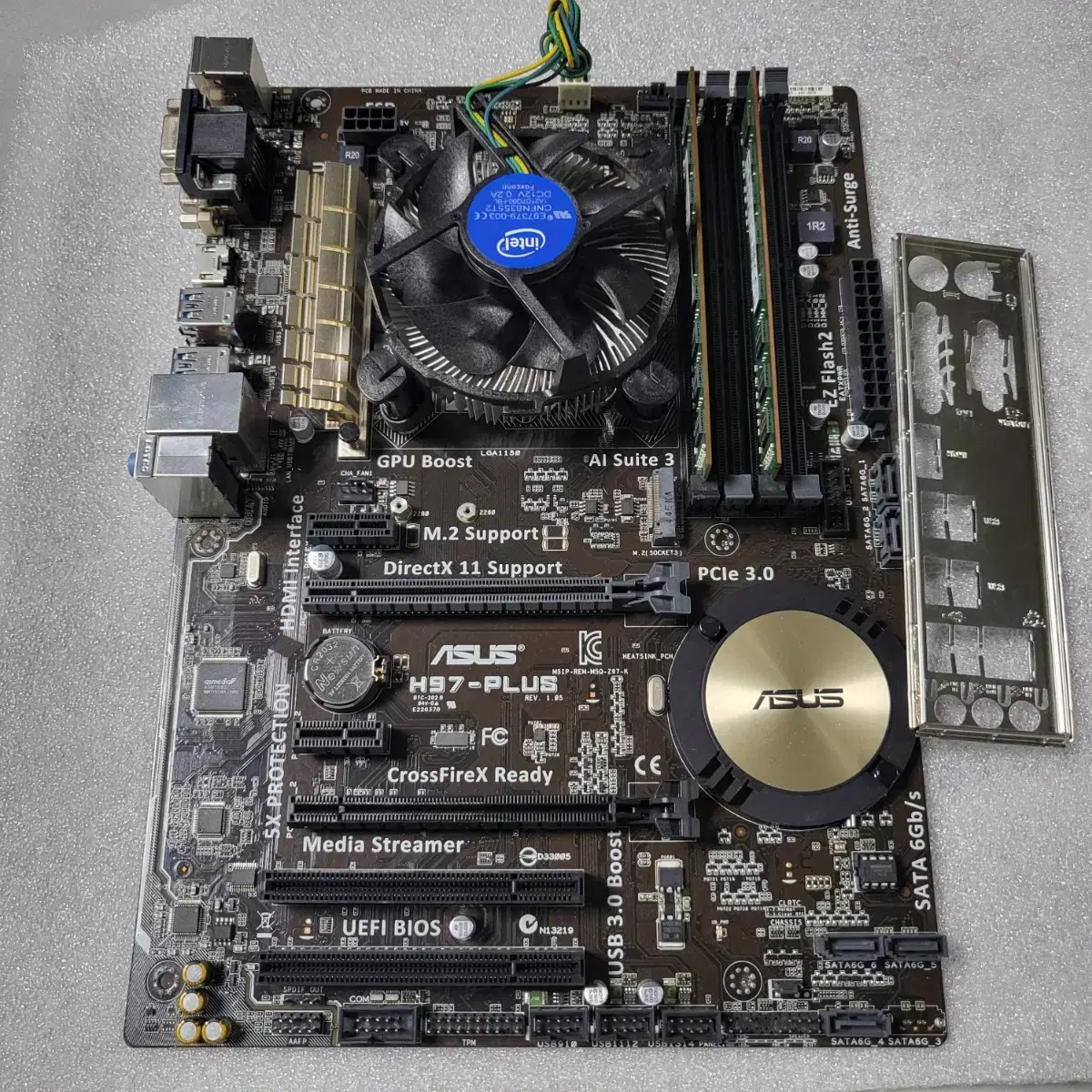 i5 4690 4세대 16G H97 plus 메인보드 cpu