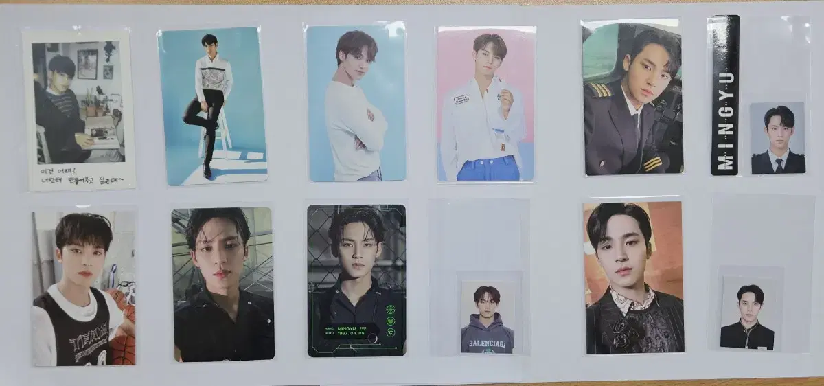 Seventeen Memberships mingyu 1-8 Terms photocard and WTS