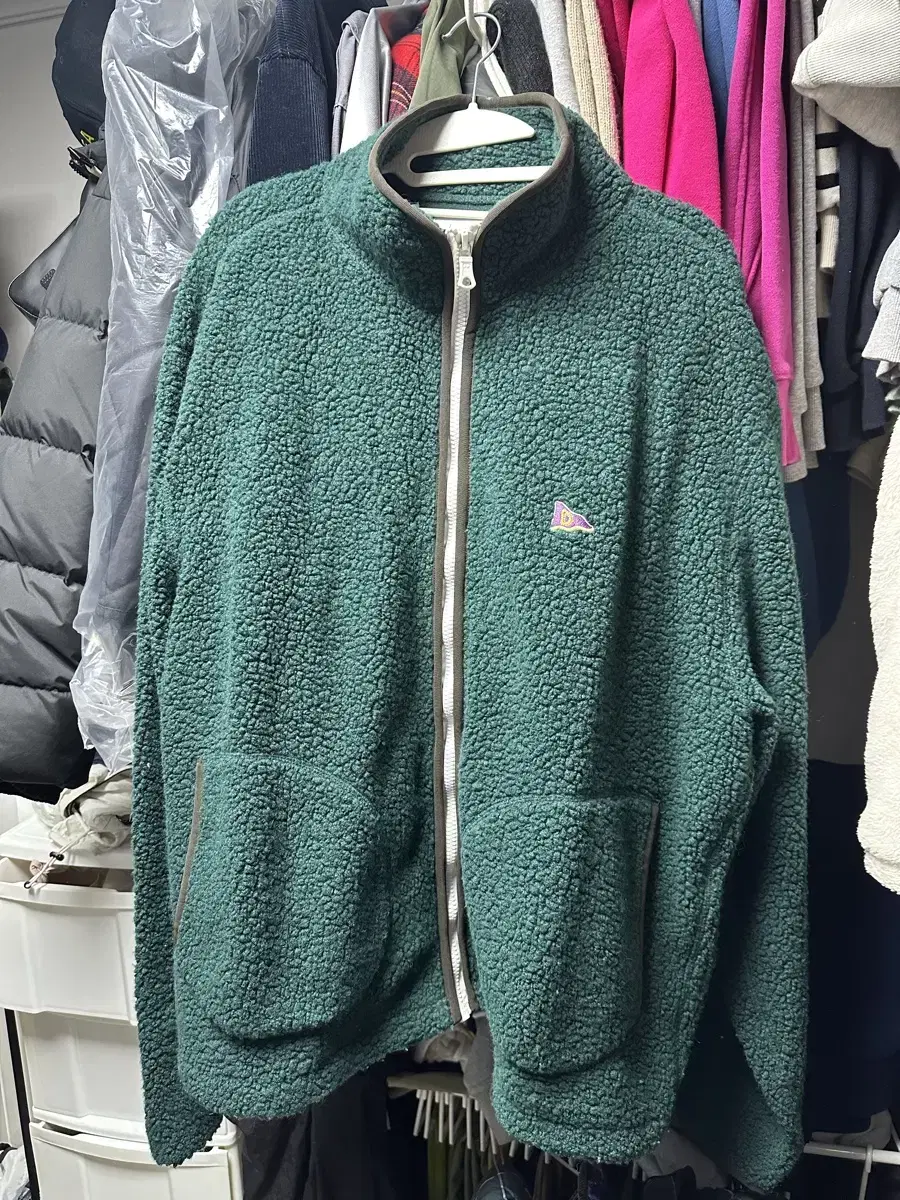 Drex Boucle Wool Zip Hoodie XL