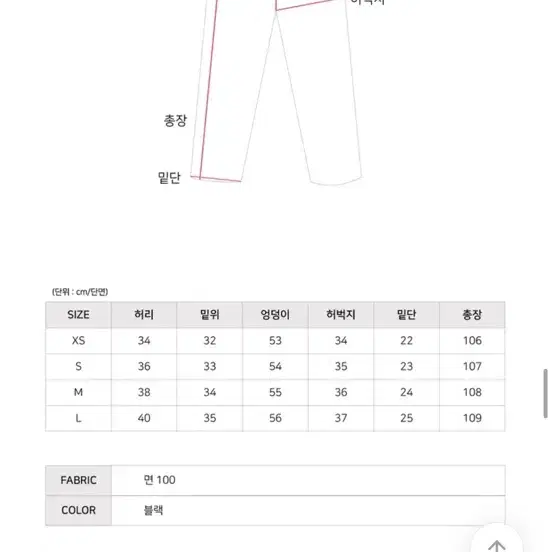 반택무료배송!! 케블 세미벌룬 흑청 원가 41750원 흑청바지