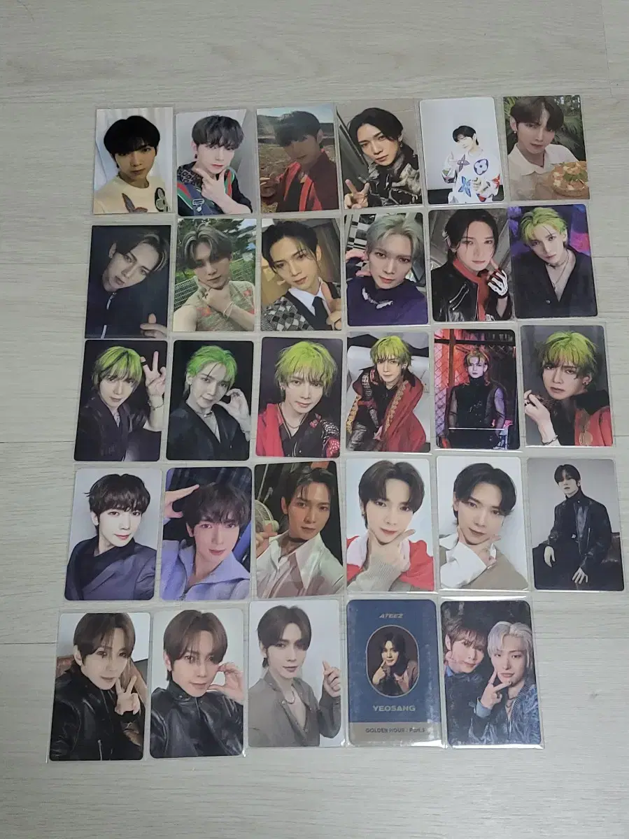 Sell in bulk 4)) ateez yeosang photocard wts 