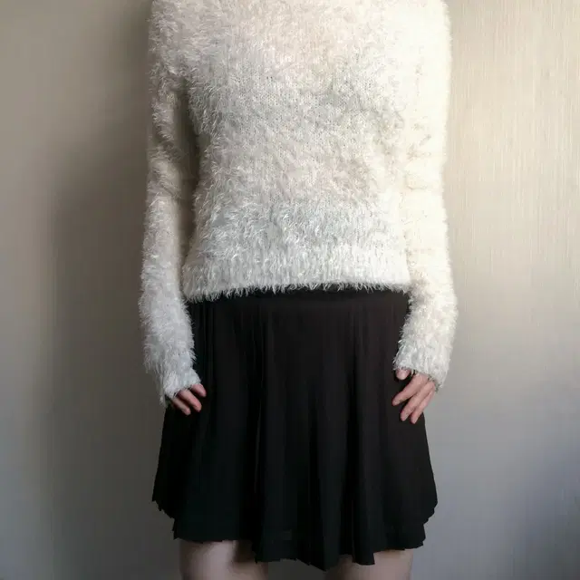 Fluffy knit