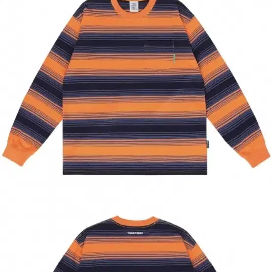 예스아이씨 Y.E.S Stripe L/S Orange