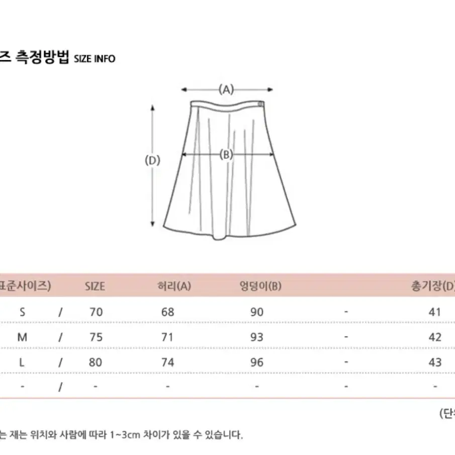 스파오 청치마(새상품)