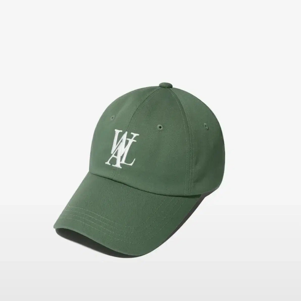 우알롱 볼캡 Deep signature logo ball cap - 그린