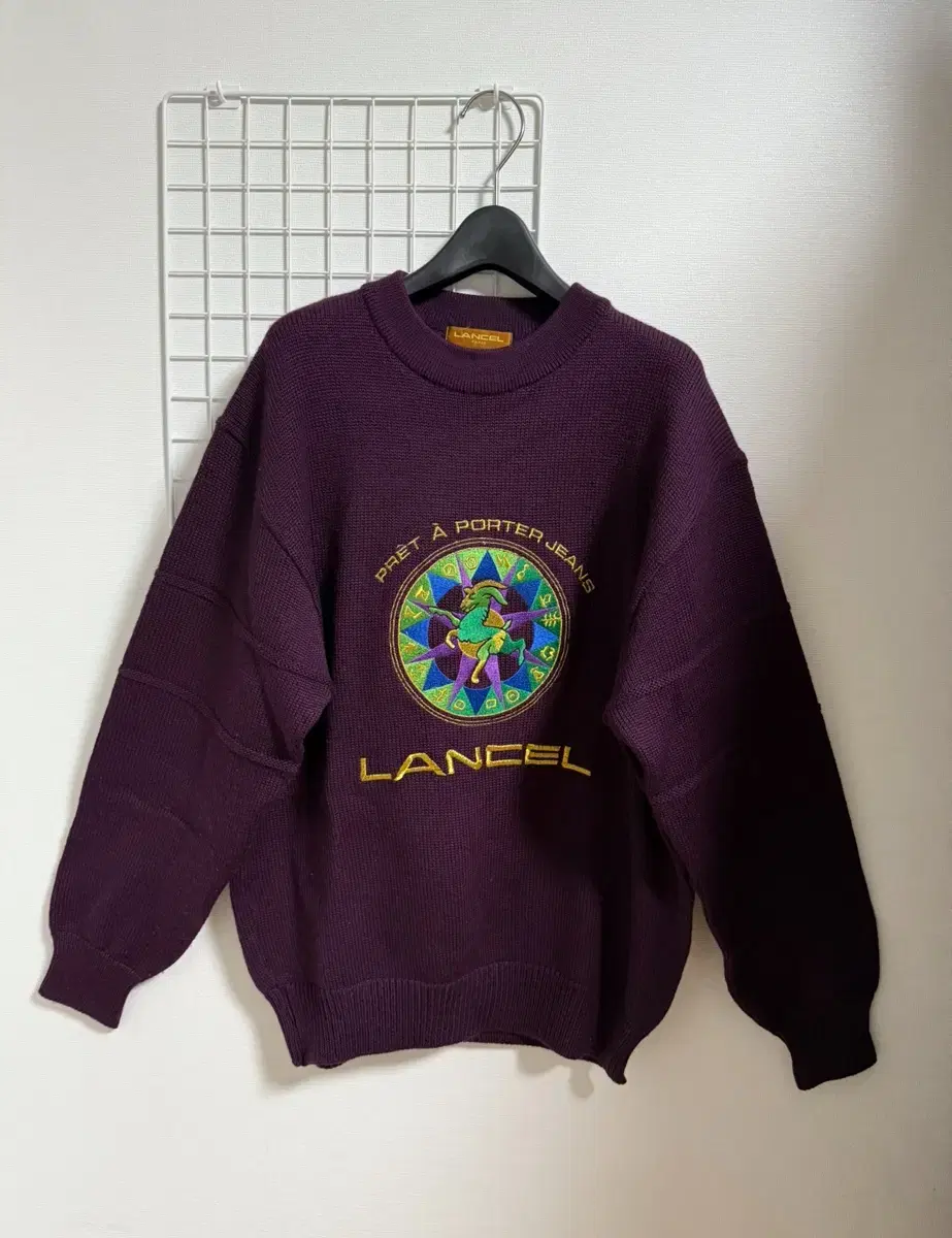 Lancel embroidered knit