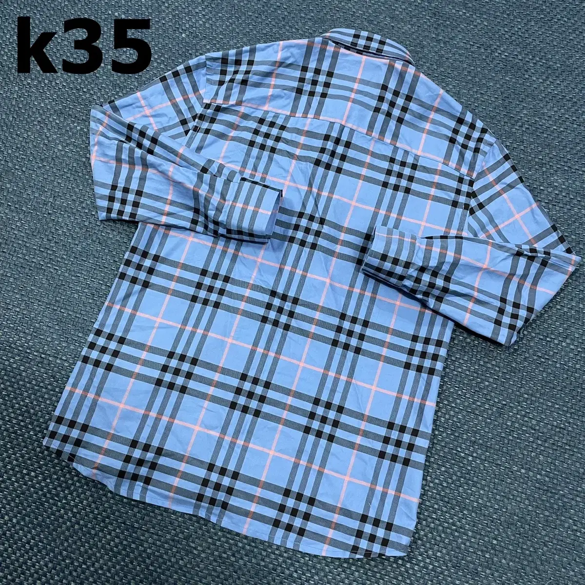 [S] 최신형 버버리 24s 블루 노바체크 셔츠  K35