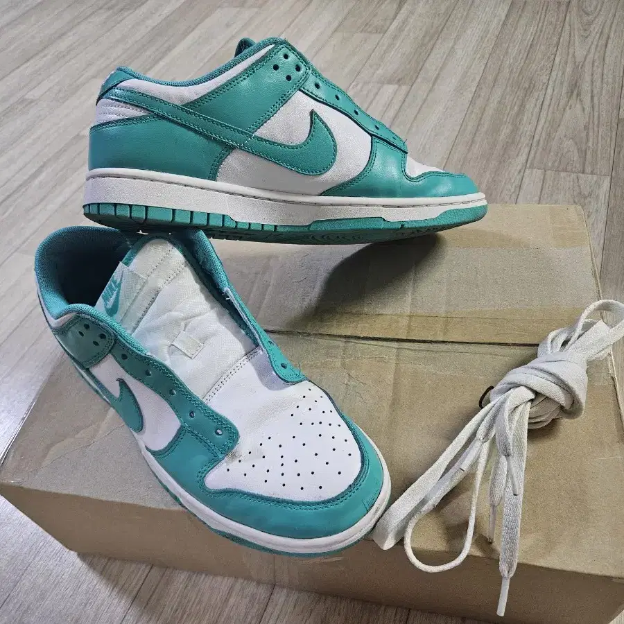 나이키 Nike Dunk Low White Clear Jade 270