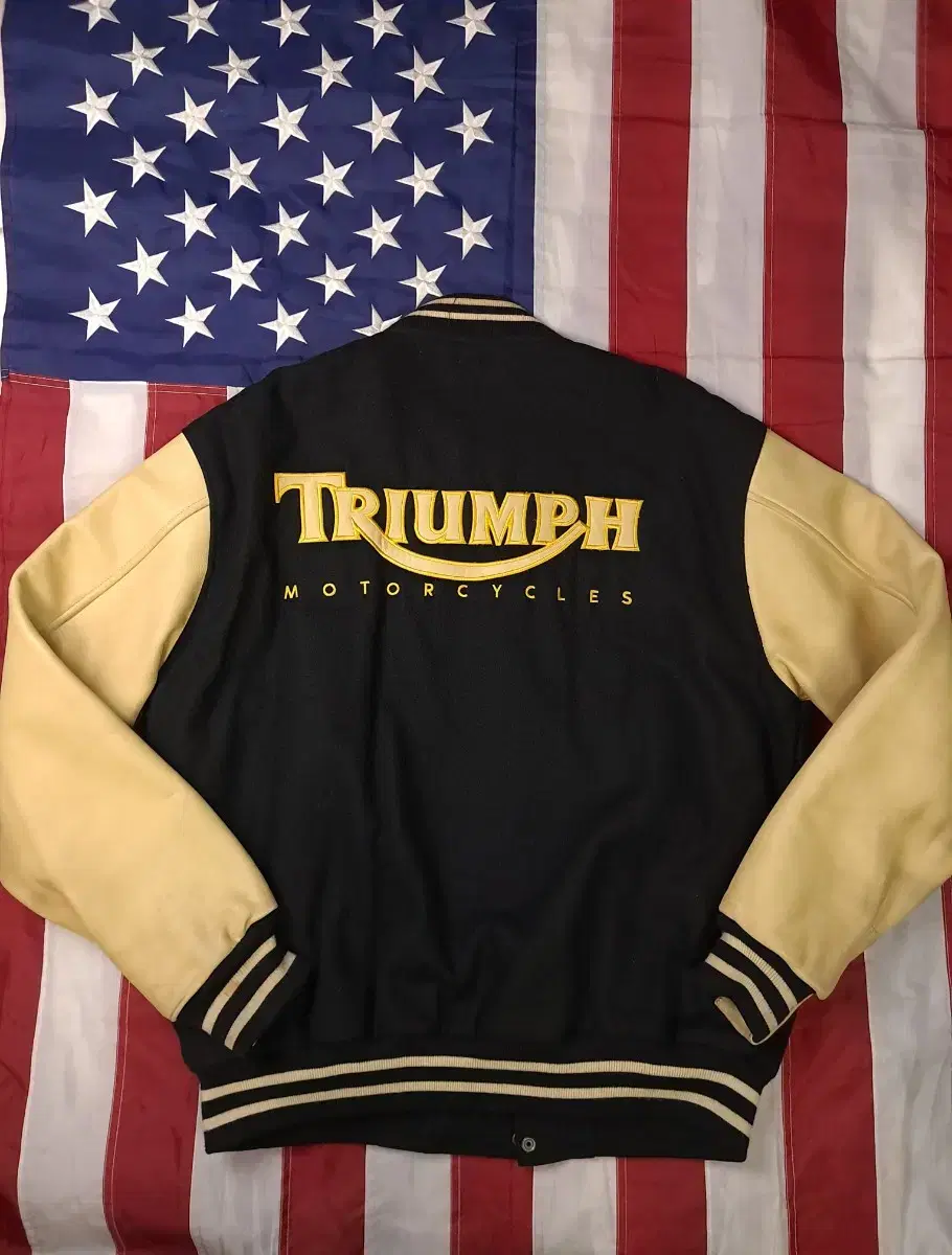 Original 90's Triumph Rider Varsity Jumper